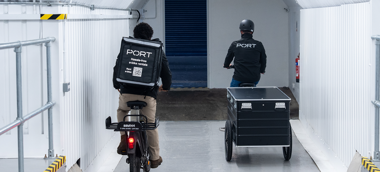 Couriers taking off PORT facility